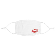 Load image into Gallery viewer, Delta Sigma Theta Logo Fabric Face Mask