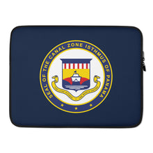 Load image into Gallery viewer, Canal Zone Seal Dark Laptop Sleeve