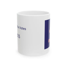 Load image into Gallery viewer, Vote Ceramic Mug - 11oz &amp; 15oz | Perfect for Election Enthusiasts &amp; Advocacy
