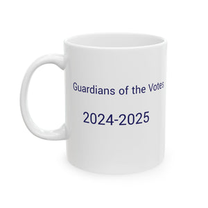 Vote Ceramic Mug - 11oz & 15oz | Perfect for Election Enthusiasts & Advocacy