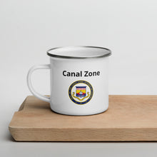 Load image into Gallery viewer, Seal of Canal Zone Enamel Mug
