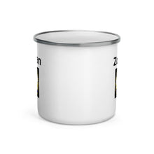 Load image into Gallery viewer, Canal Zone Seal Dark Enamel Mug
